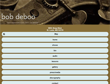 Tablet Screenshot of bobdeboo.net